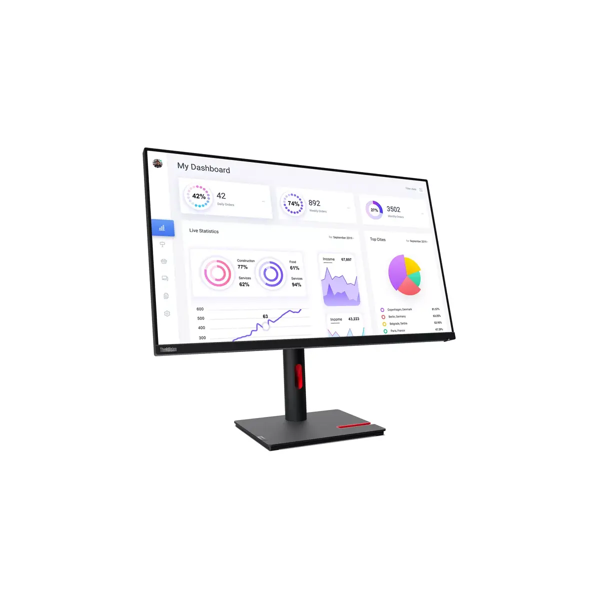 Monitors Lenovo ThinkVision T32p-30 Photo 3