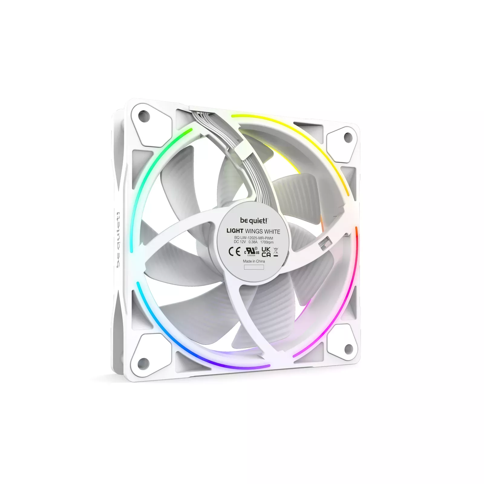 Вентилятор be quiet! Light Wings White 120mm PWM Photo 4