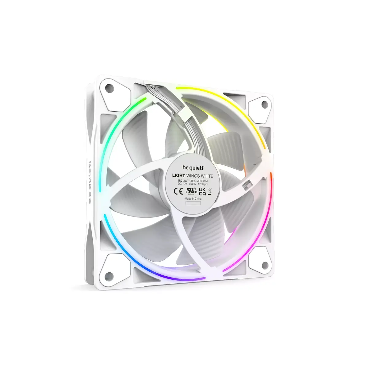 Вентилятор be quiet! Light Wings White 120mm PWM Photo 4