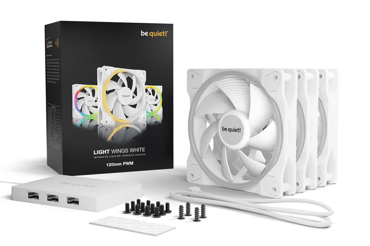 Fan be quiet! Light Wings White 120mm PWM Photo 13