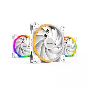 be quiet! 140mm PWM case fan Light Wings White 2200 RPM (3-pack, RGB controller, 140 x 25 mm)