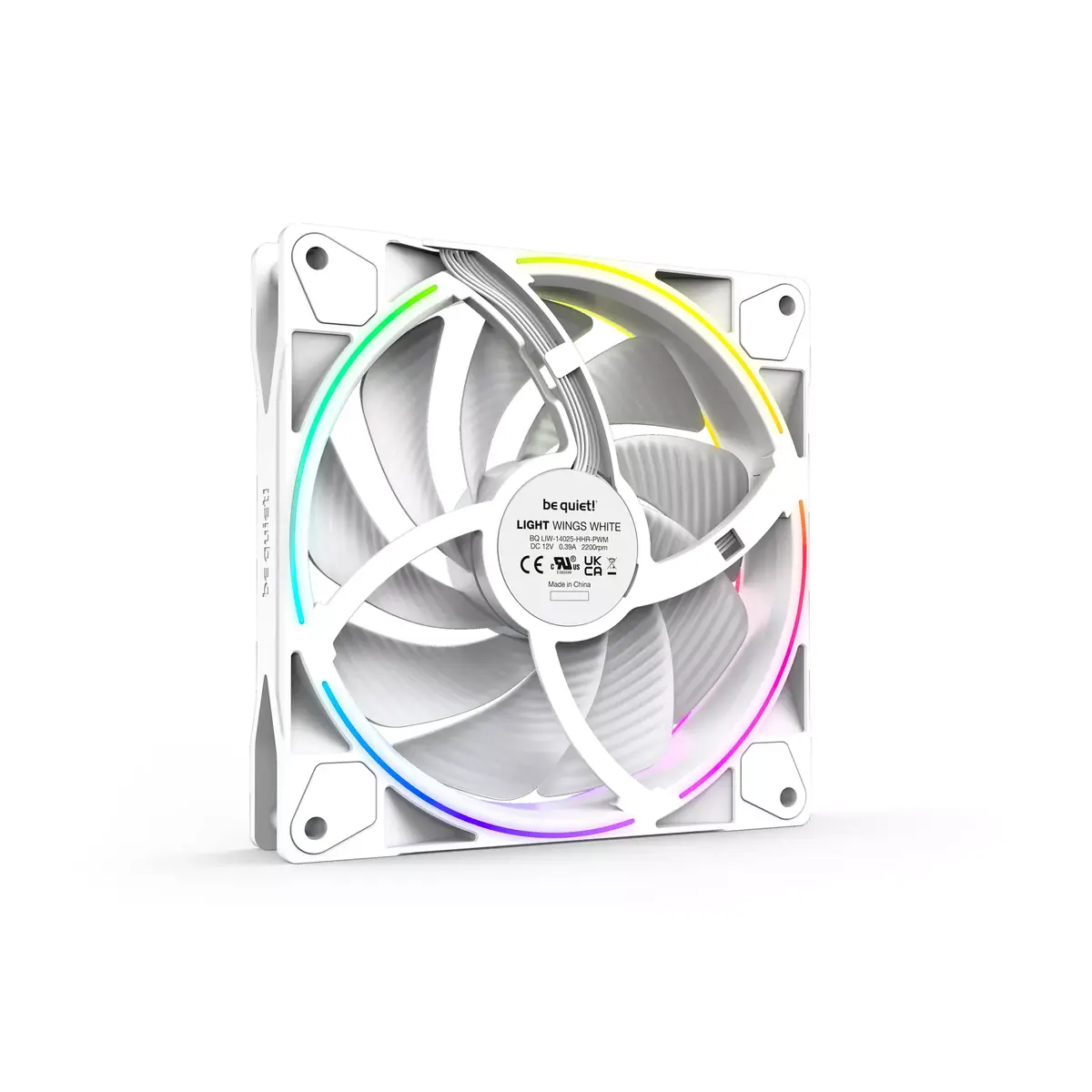 be quiet! Light Wings White 140 mm PWM 2200 RPM Photo 4