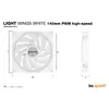 be quiet! Light Wings White 140 mm PWM 2200 RPM Photo 8