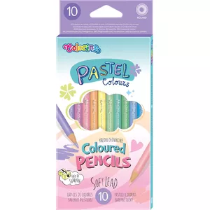 Colorino colored pencils, model Colorino Pastel, set of 10 pastel colors