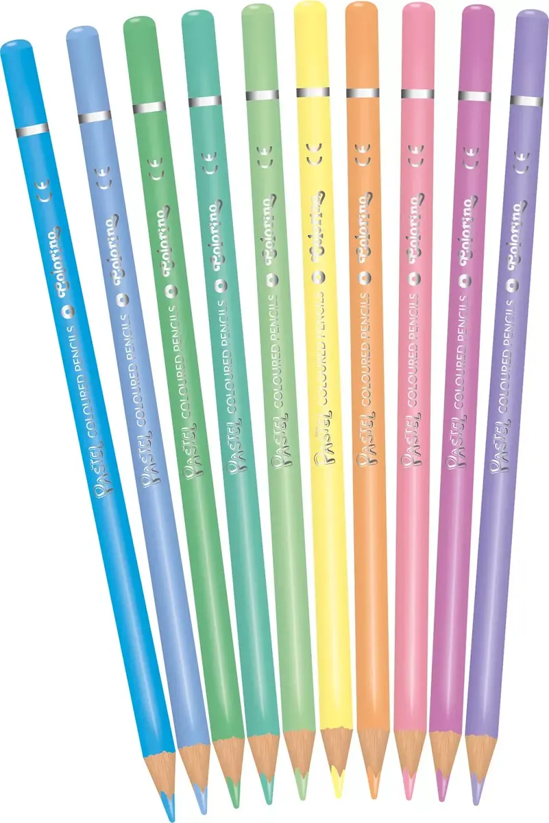 Цветные карандаши Colorino Pastel, 10 цветов Photo 3