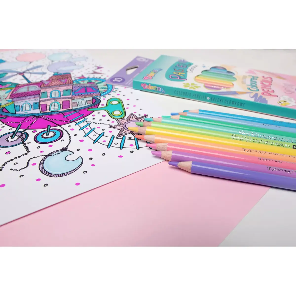 Цветные карандаши Colorino Pastel, 10 цветов Photo 2