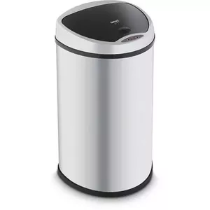 Touchless Stainless Steel Dust Bin LAMART LT8045 — motion sensor, hands-free waste bin
