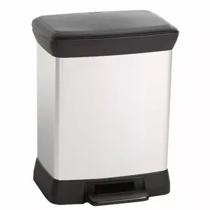 Trash can Curver Deco Bin 30L IML Metallized – 30 L plastic waste bin, metallized IML finish