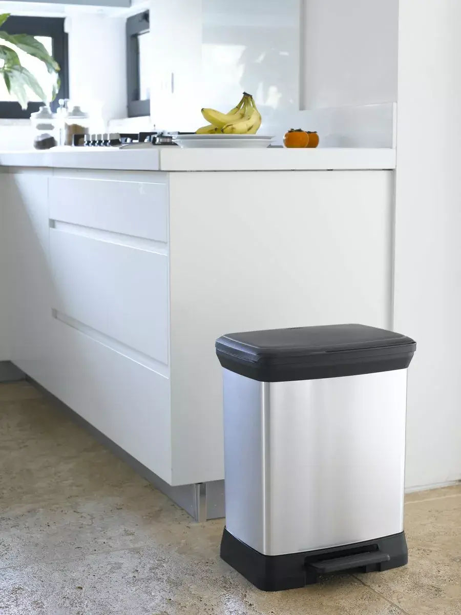 Atkritumu tvertne Curver Deco Bin 30L IML Metallized Photo 3