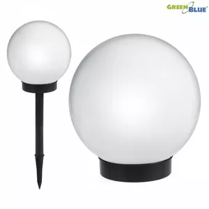 Solar garden lamp GreenBlue GB123 LED ball, white