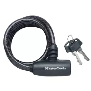 Cable lock MASTER LOCK 3ZM090 1.8m long x 8mm diameter black