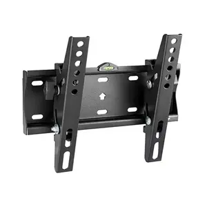 Wall TV mount Gembird WM-42T-02 for 23"–42" TVs, tilt -12°/+12°, VESA 75x75–200x200, 30 kg, black, 5.3 cm