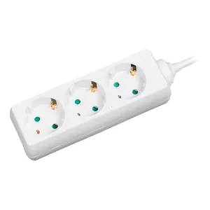Удлинитель LogiLink LPS205 1.4 м 3 AC розетки белый