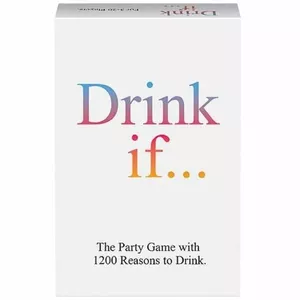 Party drinking game Kheper Games DRINK IF D-234501 – tabletop social game for adults