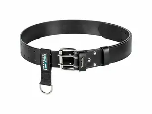 Leather Tool Belt Makita E-15693, heavy-duty, black