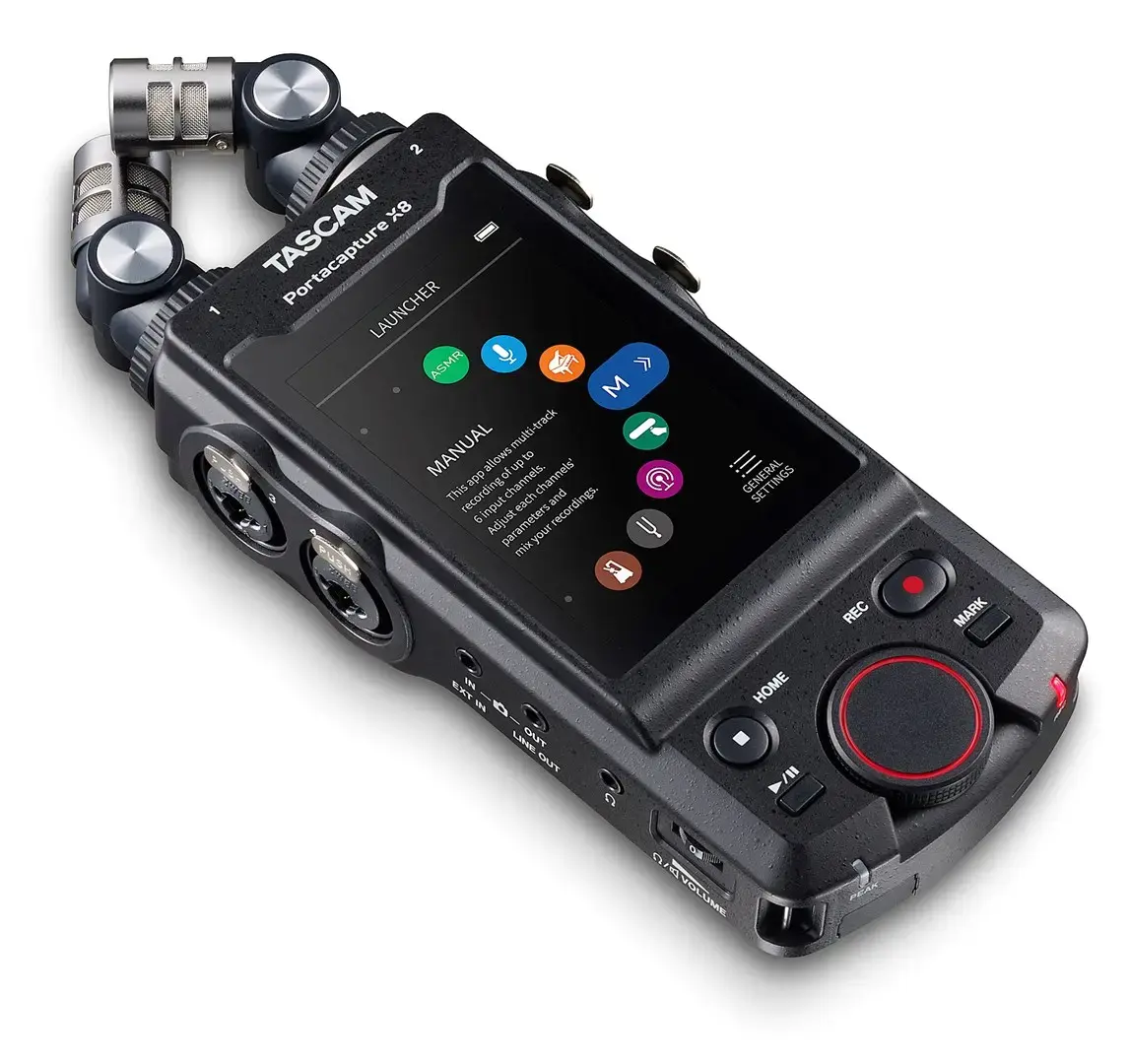 Tascam Portacapture X8 портативный многодорожечный рекордер Photo 4