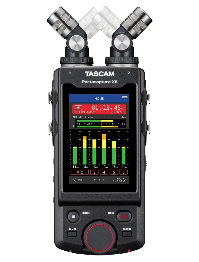 Tascam Portacapture X8 портативный многодорожечный рекордер Photo 5