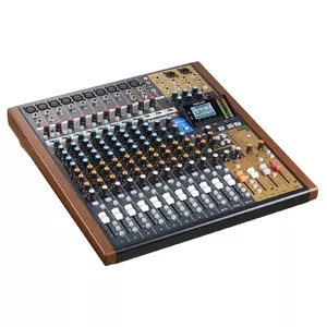 Audio maisītājs Tascam MODEL 16 — 16 kanālu, 24 bitu DSP, 44.1/48 kHz, Bluetooth 5.0, USB Type-B, SD karšu lasītājs