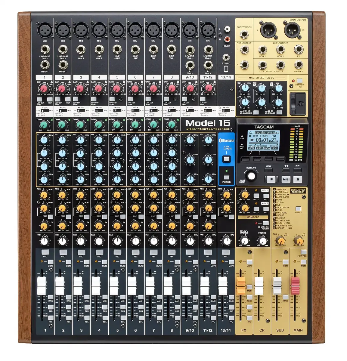 Tascam MODEL 16 audio maisītājs — 16 kanāli Photo 6