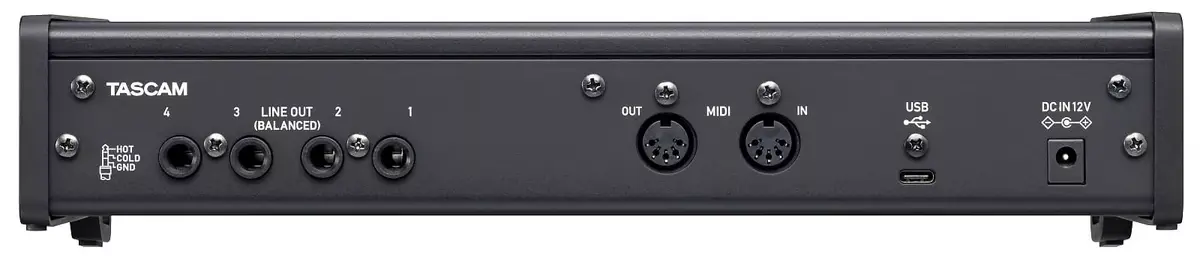 Tascam US-4X4HR аудиоинтерфейс 4x XLR 192 kHz Photo 3