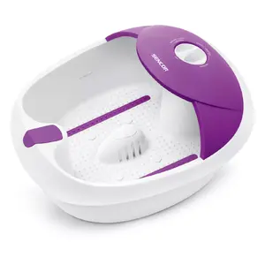 Foot bath SENCOR SFM 3721VT — massaging bubble spa, vibration, heating, 482 acupressure points, 20 air jets, inner length 30 cm