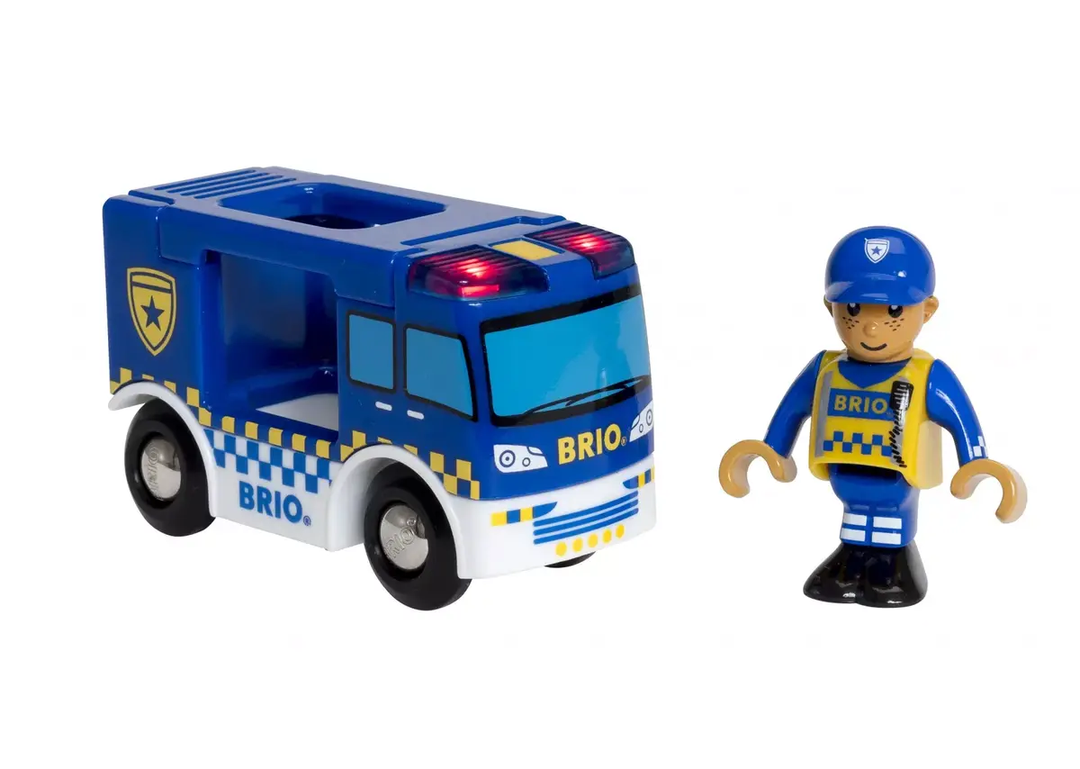 BRIO Policijas furgons Glābšanas tēma Mehāniska