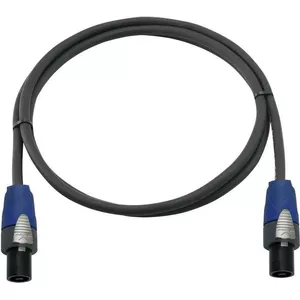 Skaļruņa kabelis PSSO 3022790K 2x2.5 mm 1.5 m, melns