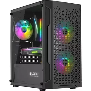 Computer Case Logic Concept Aramis, ATX, Black