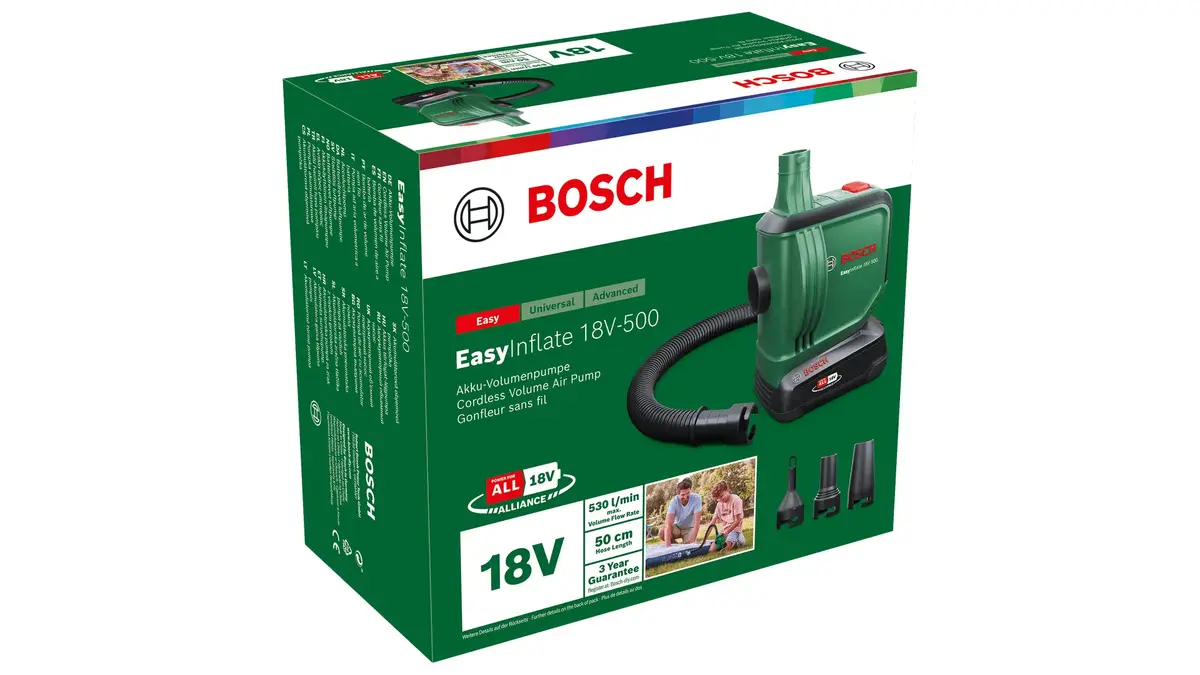 Электрический насос Bosch EasyInflate 18V-500 Photo 5