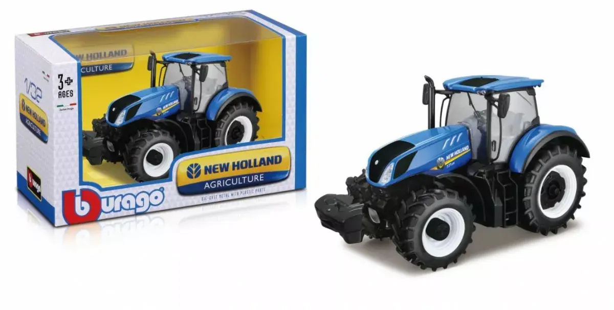 Модель трактора Bburago Model New Holland Farm Tractor T7 Photo 3