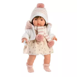Llorens Lola lelle ar skaņu, 38 cm, interaktīva rotaļlelle lomu spēlēm