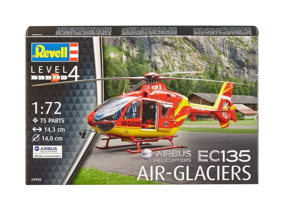 REVELL EC135 Air-Glaciers rotorcraft model 1:72 Photo 5