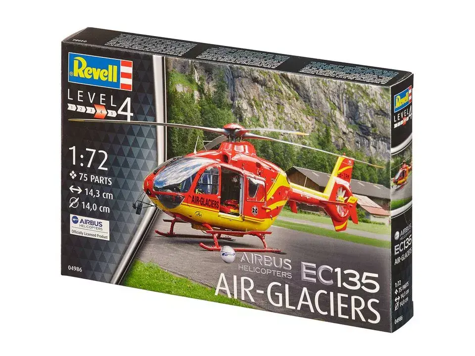 REVELL EC135 Air-Glaciers rotorcraft model 1:72 Photo 6