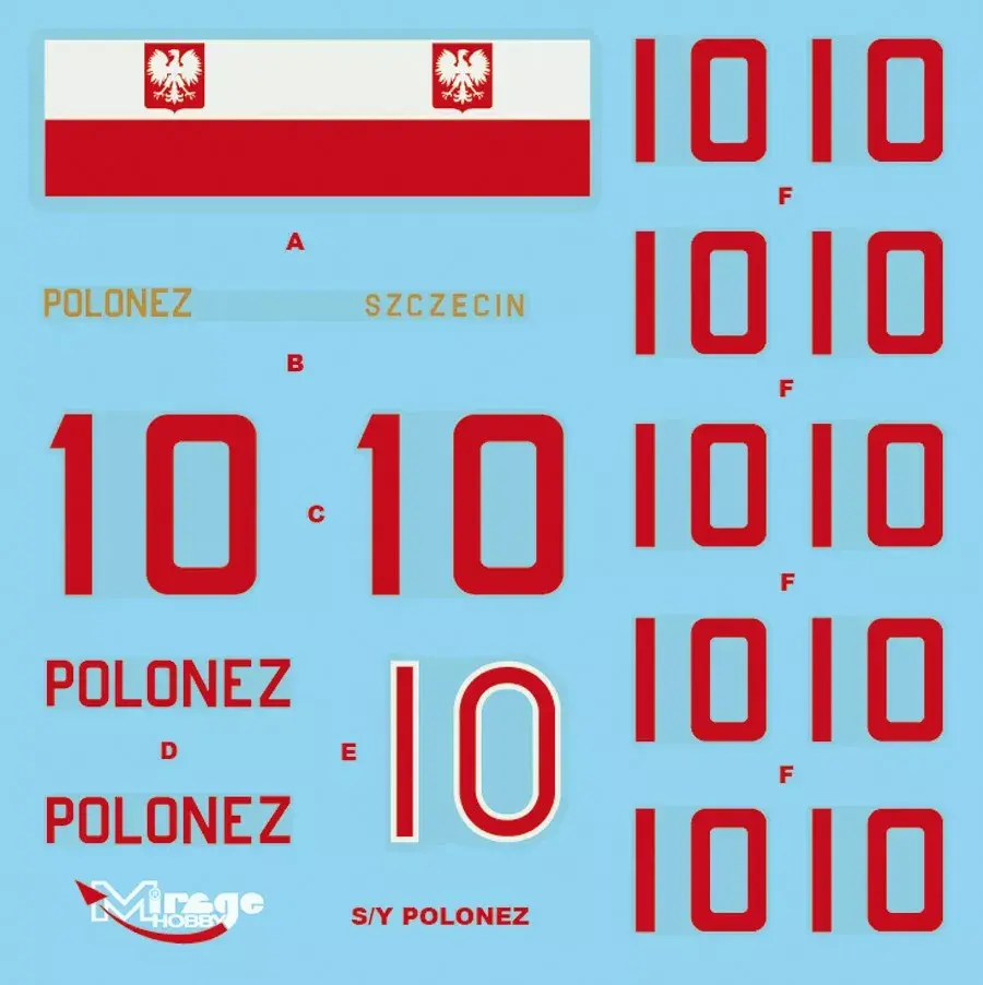 Toy construction set Mirage S/Y POLONEZ 508001 Photo 2
