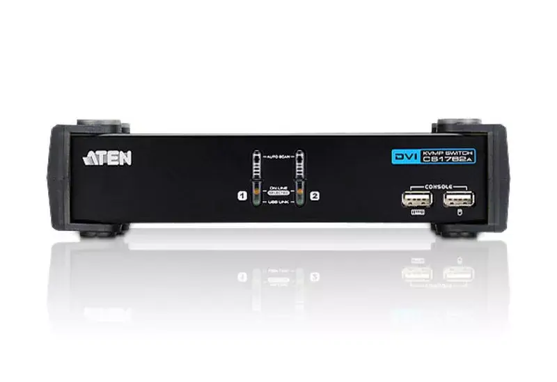 KVM переключатель ATEN 2-Port USB DVI KVM Switch Photo 3