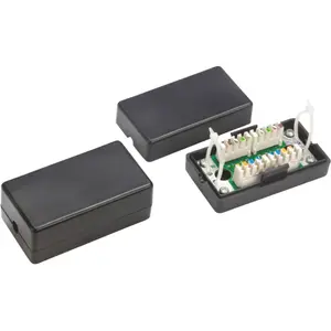 Network junction box Alantec WTM06 — Cat5e, black