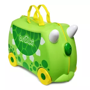 Trunki Dudley the Dinosaur Cietais Čemodāns 18L Zaļš