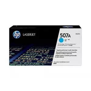 Toneris HP 507A ciano priekš LaserJet Enterprise 500 color M551n, iznākums 6000 lapas (CE401A)