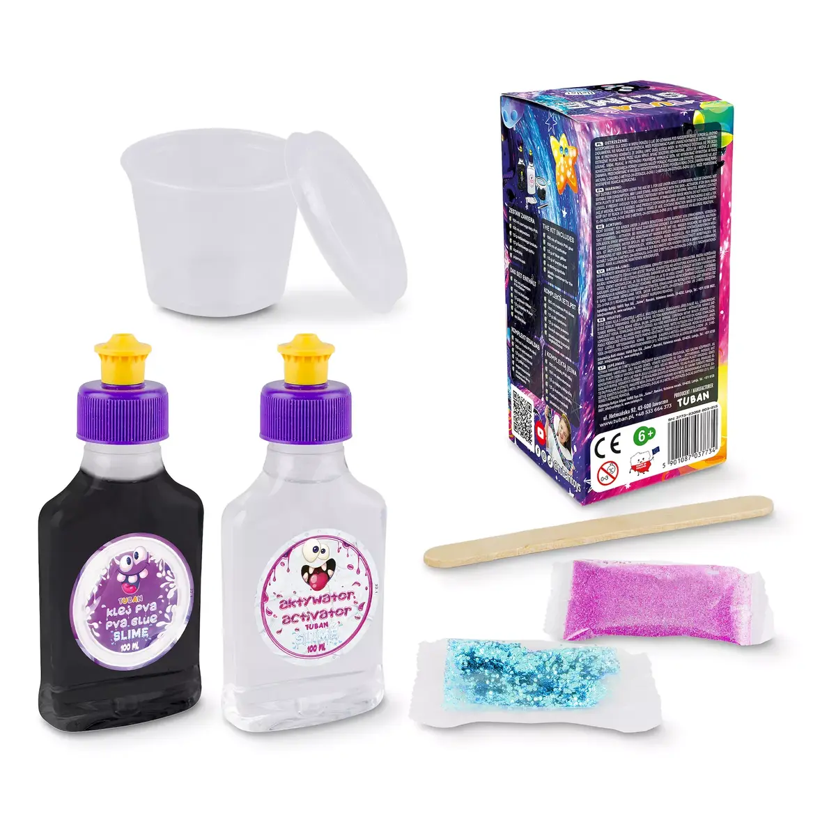 TUBAN DIY Galaxy gļotu izgatavošanas komplekts Photo 3