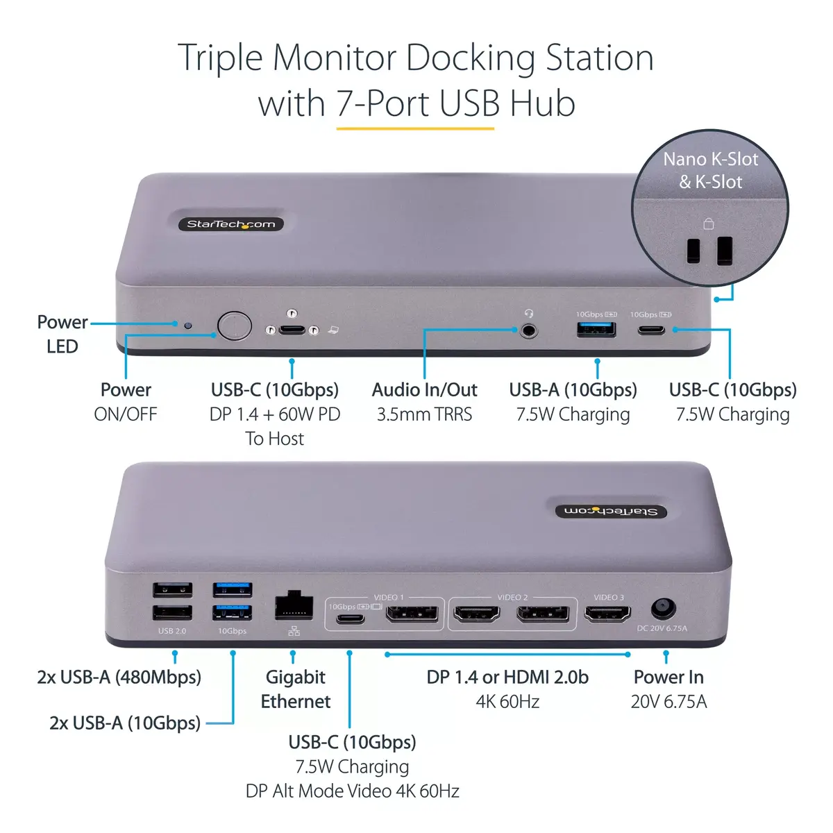 Laptop Dock StarTech.com DK31C3MNCRUE Photo 12