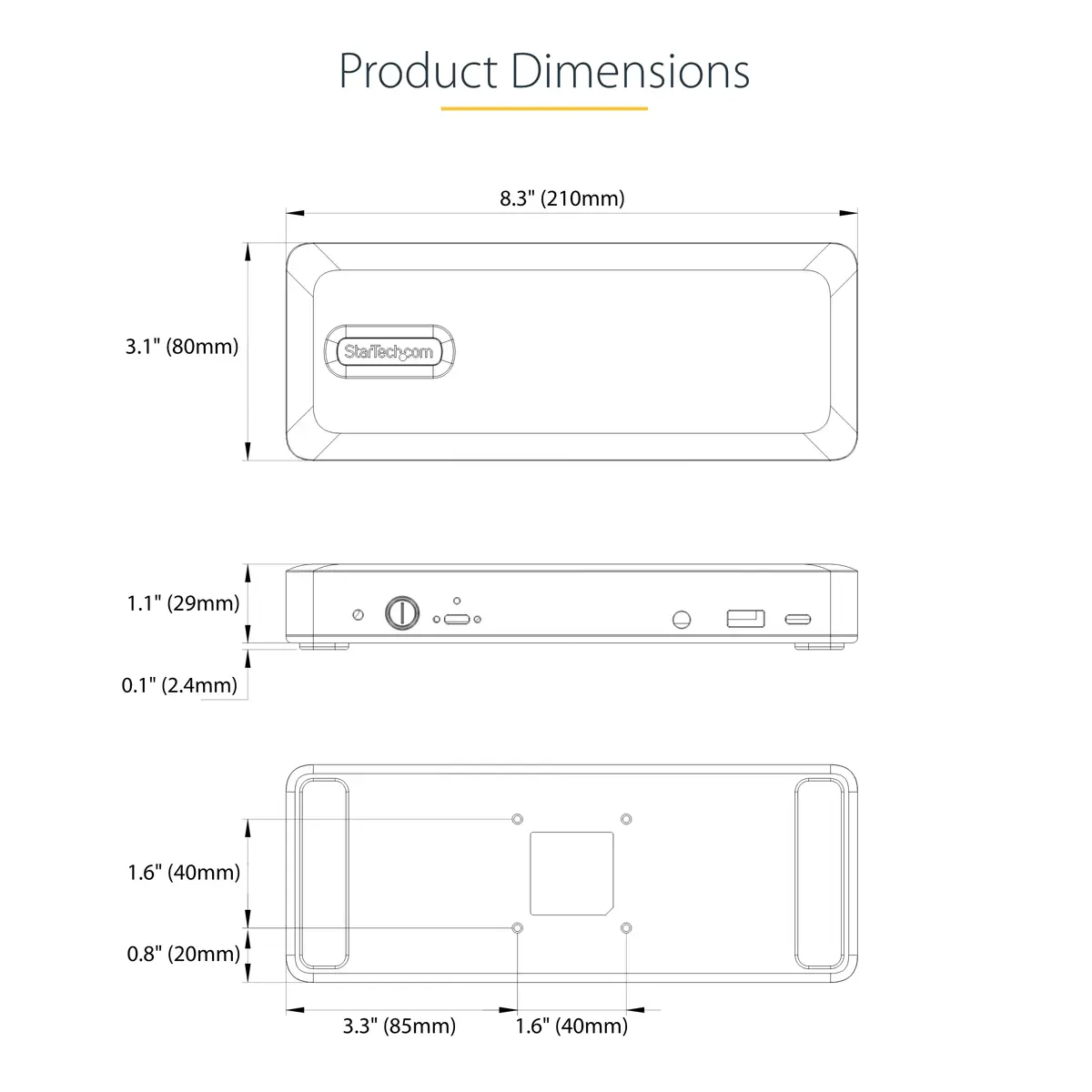 StarTech.com USB-C Docking Station DK31C3MNCRUE Photo 8