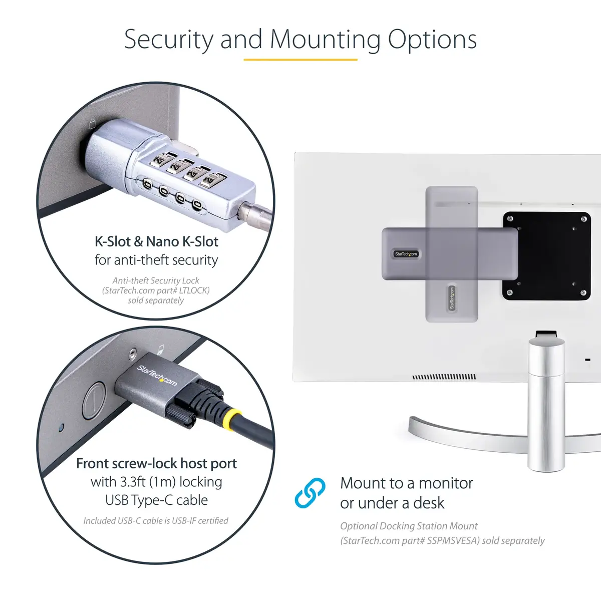 StarTech.com USB-C Docking Station DK31C3MNCRUE Photo 9