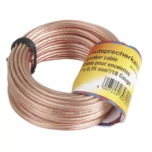 Hama 00205141 audio cable 10 m Copper, Transparent
