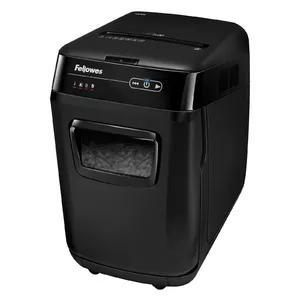 Paper Shredder Fellowes AutoMax 200C Cross Shredding 23 cm Black