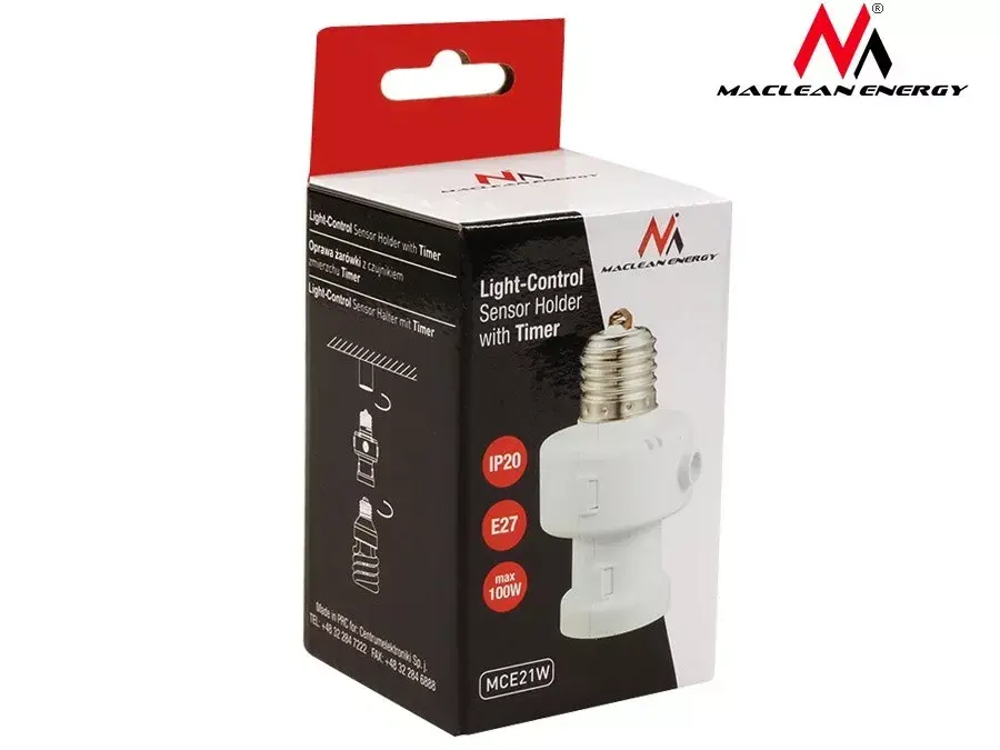 Lamp holder MACLEAN MCE21W E27 100W Photo 4