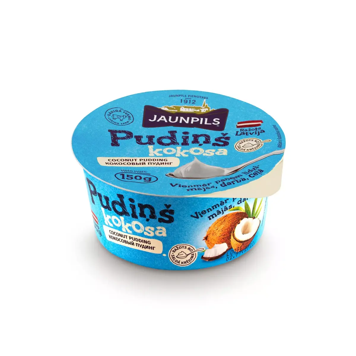 Pudiņš ar kokosa garšu JAUNPILS 150g
