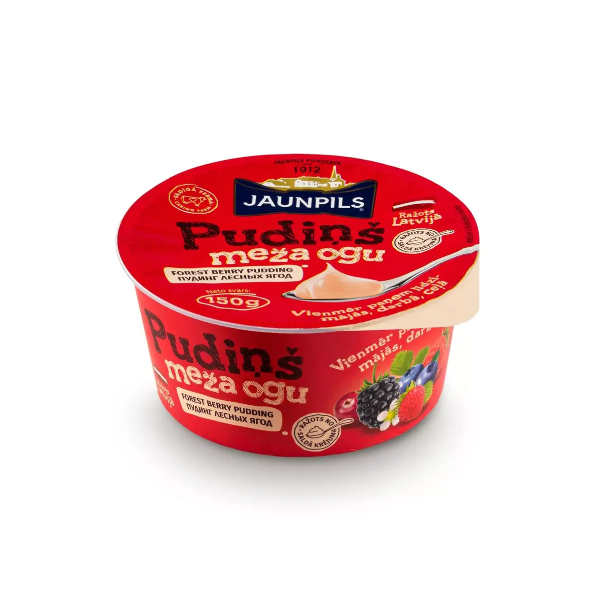 Meža ogu garšas pudiņš Jaunpils 150g