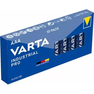 Batteries Varta Industrial AAA MN2400, pack of 10, alkaline