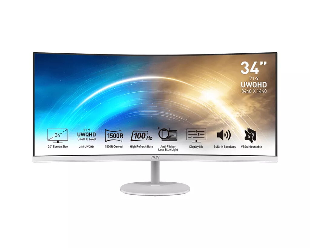 Monitors MSI Pro MP341CQ 34" UltraWide