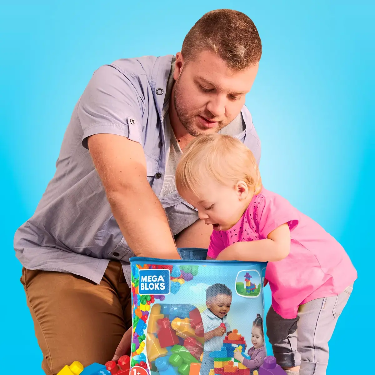 Конструктор MEGA BLOKS First Builders Big Building Bag Photo 30